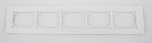 Ramka pięciokrotna plastikowa biała Vilma  (4).jpg