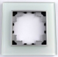 Ramka jednokrotna szklana biała Seria Corner DPM 01.jpg