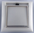 Ramka jednokrotna plastikowa biała bryzgoszczelna IP44 Seria Corner DPM 03.jpg