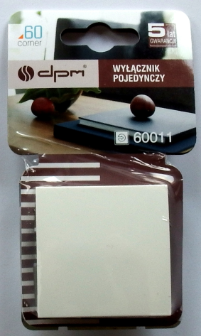 Włącznik pojedynczy biały Seria Corner DPM 5.png