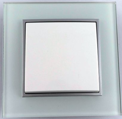 Ramka jednokrotna szklana biała Seria Corner DPM 04.jpg