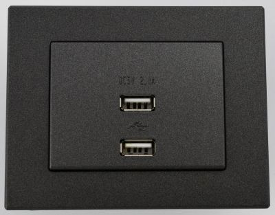 Gniazdo USB podwójne z zasilaniem grafitowe VILMA  05.jpg